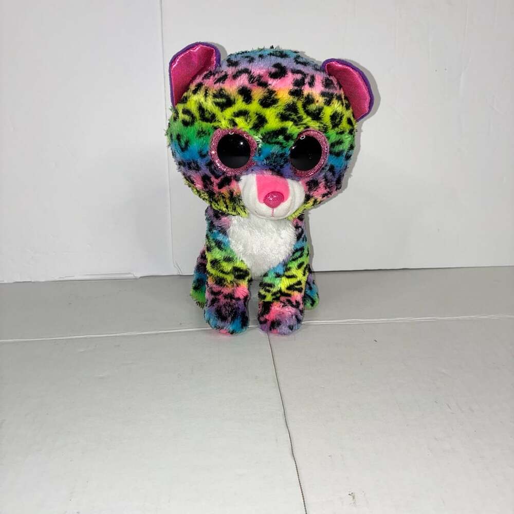 Ty Beanie Boos Dotty The Leopard Plush Stuffed Animal Toy 6"